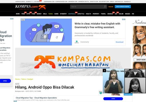 
                            5. Hilang, Android Oppo Bisa Dilacak - Kompas.com