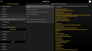
                            4. Hilfe - Allgemeine Informationen - ALLGEMEINE ... - Help - Bwin
