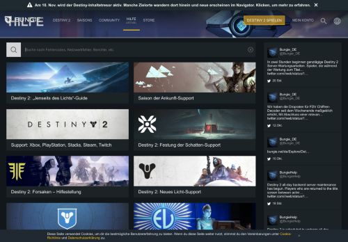 
                            12. Hilfe | Bungie.net