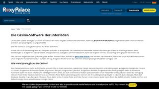 
                            6. Hilfe | Casino Software Herunterladen | Roxy Palace Casino