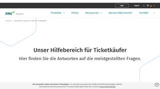 
                            5. Hilfe-Center für Ticketkäufer | XING Events