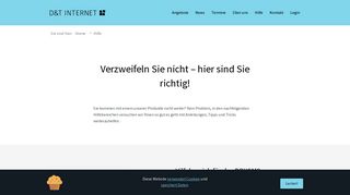 
                            9. Hilfe – D&T Internet GmbH