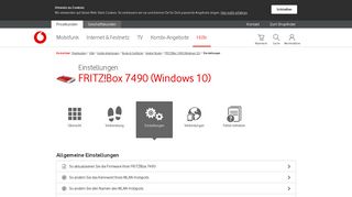 
                            8. Hilfe | Einstellungen - FRITZ!Box 7490 (Windows 10) - Vodafone