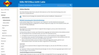 
                            3. Hilfe FRITZ!Box 6490 Cable - Online-Monitor - AVM