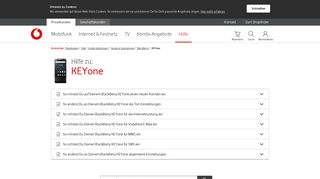 
                            13. Hilfe | KEYone - BlackBerry - Vodafone