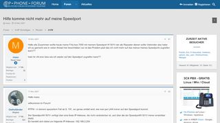 
                            5. Hilfe komme nicht mehr auf meine Speedport | IP Phone Forum