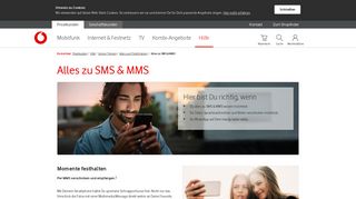 
                            3. Hilfe | MMS: Fotos verschicken & empfangen übers ... - Vodafone