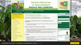 
                            8. Hilfe & Tipps zur Anmeldung - BioGut Wallenburg von Kameke - Ihr ...