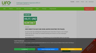 
                            9. Hilfe und Kontakt - UFO - Unabhängige Flugbegleiter Organisation