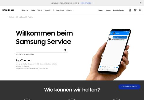 
                            4. Hilfe und Support für Produkte | Samsung Service DE