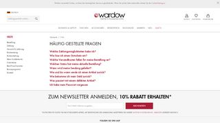 
                            8. Hilfe | wardow.com