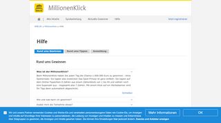 
                            2. Hilfe - WEB.DE – MillionenKlick