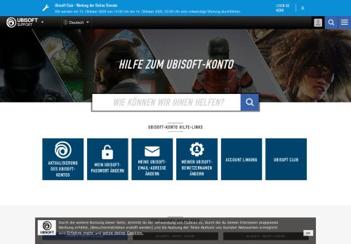 
                            7. Hilfe zum Konto - Ubisoft Kundenservice - Ubisoft Support