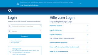 
                            1. Hilfe zum Login - o2 Login für Mobilfunk, DSL und o2 My Handy: Jetzt ...