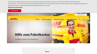 
                            2. Hilfe zum Paketkasten | DHL Privatkundenservice