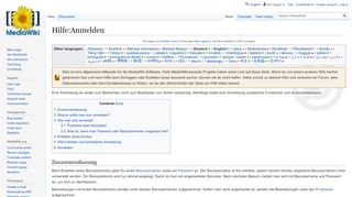 
                            2. Hilfe:Anmelden - MediaWiki