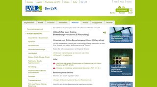 
                            4. Hilfen/Infos zum Online-Bewerbungsverfahren (E-Recruiting) | LVR