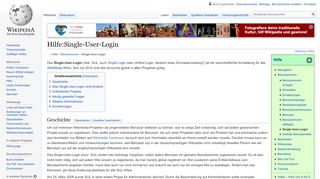 
                            5. Hilfe:Single-User-Login – Wikipedia