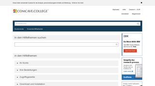 
                            6. Hilfethemen | Comcave College | Vergünstigter Preis für Universitäten ...