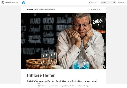 
                            13. Hilflose Helfer | c't | Heise Magazine