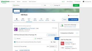 
                            13. Hill-Rom Demand Jobs in Hastings, MI | Glassdoor