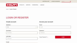 
                            13. Hilti Online Shop - Login - Hilti Ghana Shop