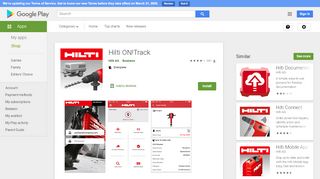 
                            6. Hilti ON!Track - App su Google Play