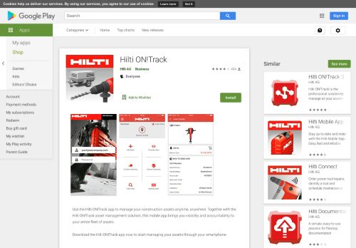 
                            4. Hilti ON!Track – Apps bei Google Play