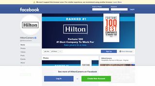 
                            13. Hilton - Facebook