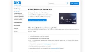 
                            7. Hilton Honors Credit Card | DKB AG