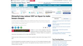 
                            9. Himachal may reduce VAT on liquor to make booze cheaper - The ...