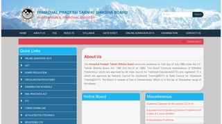 
                            3. Himachal Pradesh Takniki Shiksha Board Dharamshala