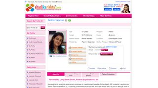 
                            11. Himachali/Pahari, Chandigarh, Hindu : Brahmin, Bride - 29 Yrs - Shadi ...