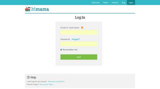 
                            6. HiMama - Please Log In