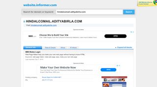 
                            7. hindalcomail.adityabirla.com at WI. IBM iNotes Login - ...