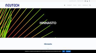 
                            5. Hinnasto | Neutech