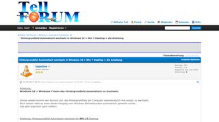 
                            13. Hintergrundbild Automatisch wechseln in Windows 10 + Win 7 Desktop ...