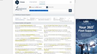 
                            9. Hinweis Datenschutzerklärung - Englisch-Übersetzung – Linguee ...