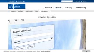 
                            4. Hinweise zum Login – Leibniz Universität Hannover