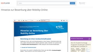 
                            11. Hinweise zur Bewerbung über Mobility-Online - PDF