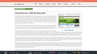 
                            11. Hioxindia.com - Web Hosting India