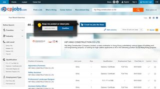 
                            9. HIP HING CONSTRUCTION CO LTD - cpjobs.com