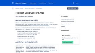 
                            11. Hipchat Data Center FAQs - Atlassian Documentation