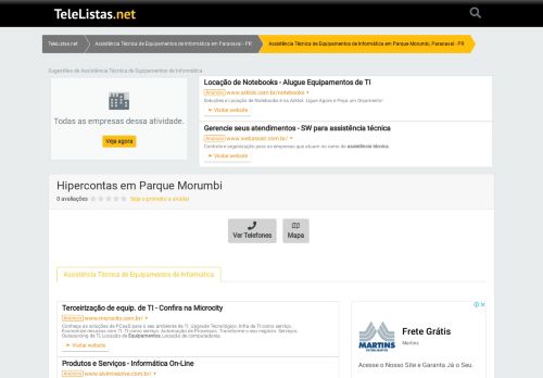 
                            12. Hipercontas em Parque Morumbi - Assistência Técnica de ... - Telelistas