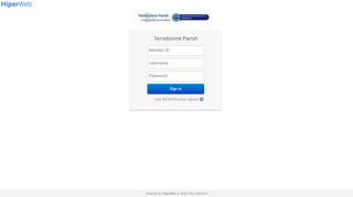 
                            3. HiperWeb - Terrebonne Parish Login