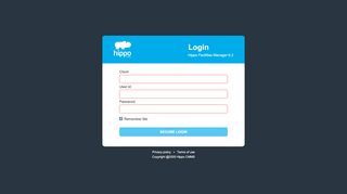 
                            9. Hippo Login - Hippo CMMS