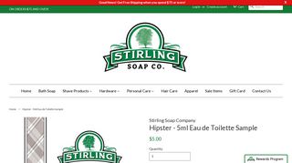 
                            12. Hipster - 5ml Eau de Toilette Sample – Stirling Soap Company