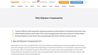 
                            11. Hipwee: FAQ Hipwee Community