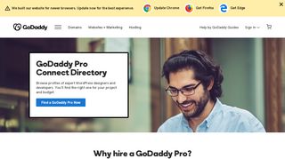 
                            4. Hire A Freelancer and Find Freelance Jobs | GoDaddy Pro Connect