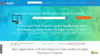 
                            7. Hire Application web development video maker fx login ... - Vulpith